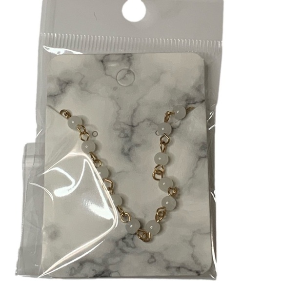 Gold pearl necklace - Picture 4 of 5